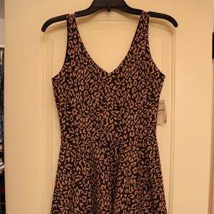 Dee Elle Printed A Line Skater Dress